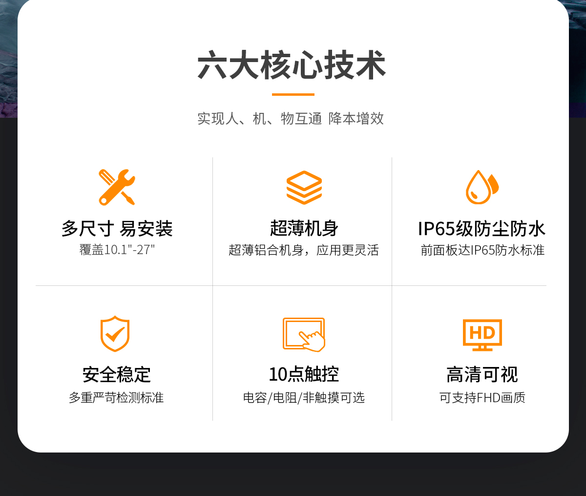 Z系列桌面壁挂式工业显示器(图2) 启航彩-Z系列桌面壁挂式显示器_02.jpg