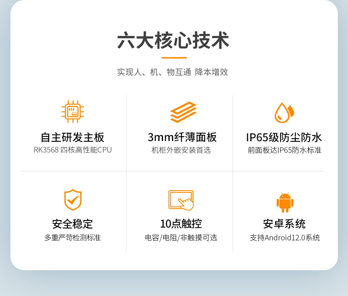 Z系列外嵌式A款工业显示器(图2) 启航彩-Z系列外嵌式ARM架构一体机-详情_02.jpg